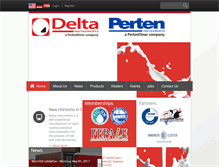 Tablet Screenshot of deltainstruments.com